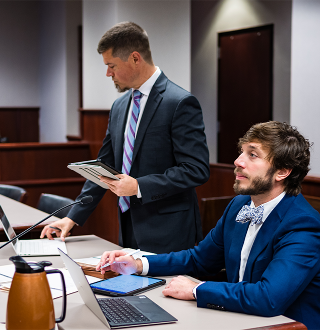 staff at court